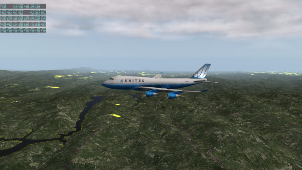 Kleine Grafikfehler auf den Bergen